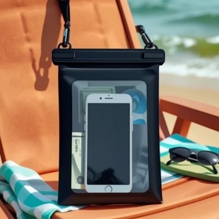 Cross border mobile phone waterproof bag protective case 8.2 inch universal mobile phone messenger bag waterproof case