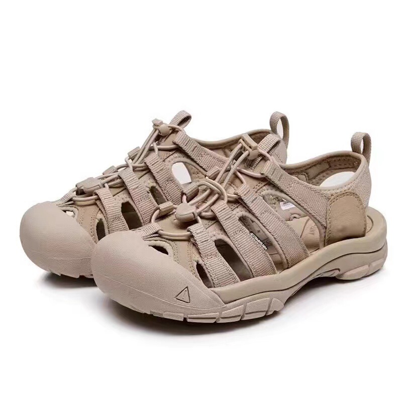 Ken Sandals Cross-Border Popular Summer Sandals Men's Thick-Soled Toe-Cap Men's Beach Shoes River Tracing Shoes Large Size