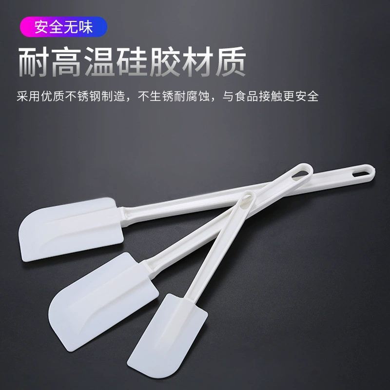 Big silicone scraper, cream eraser, mixing stick