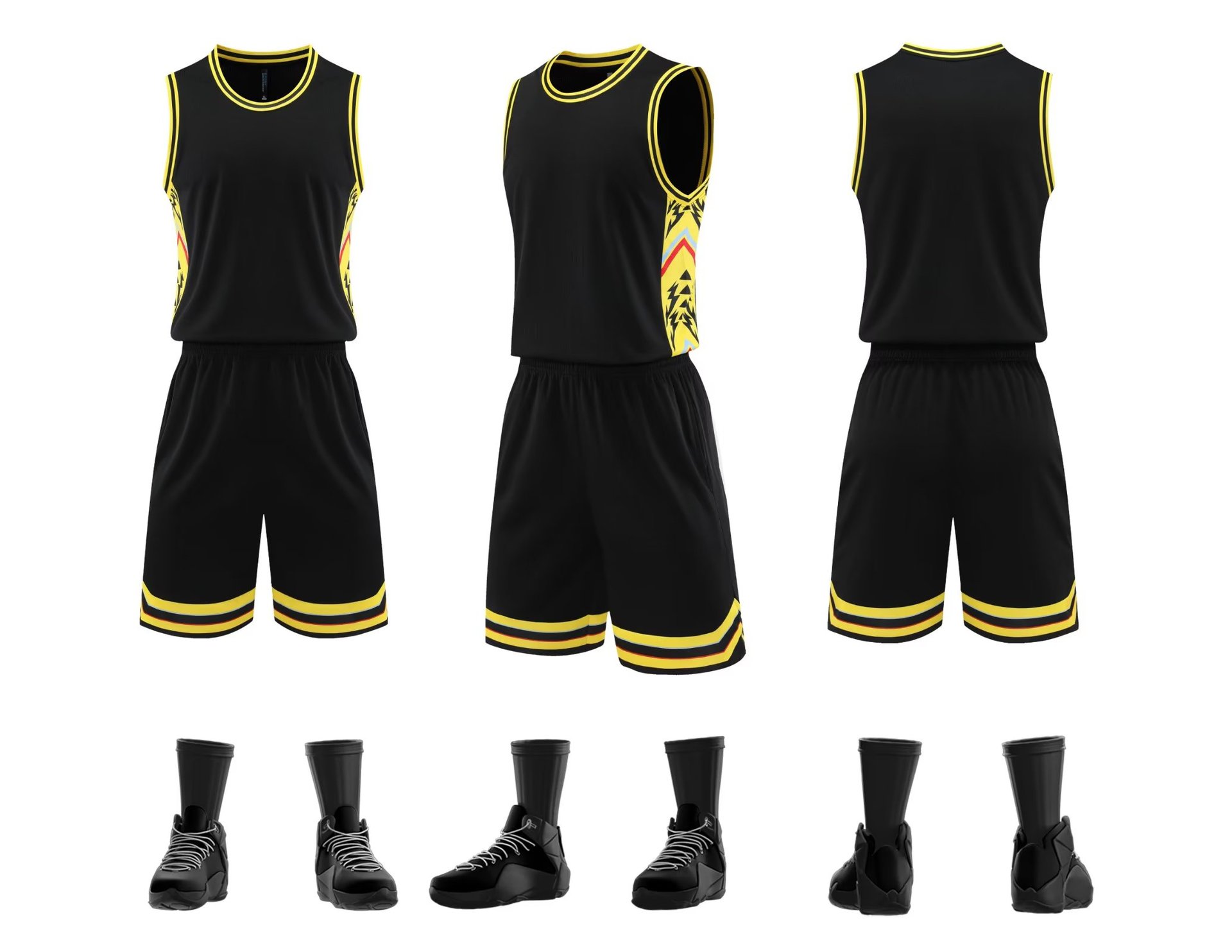 Quick Dried Kobe Basketball Kit Game Team Kits Children's Training Tank Top Sportswear Jersey Personality_voghion.com