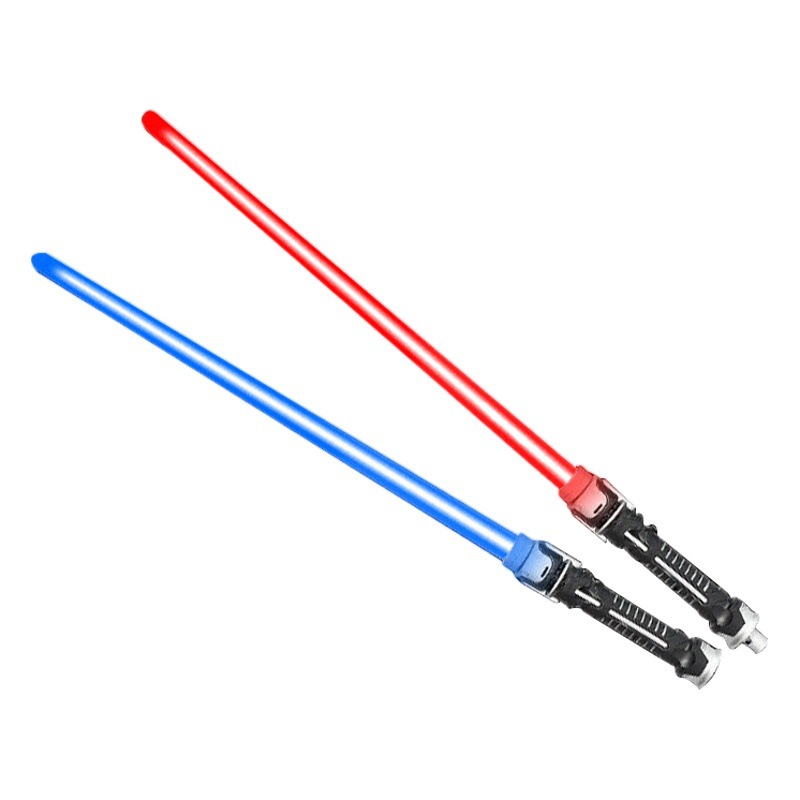 Popular Star Wars juguete de emisión de luz juguete telescópico espada láser Flash Stick espada de los niños puesto Venta caliente al por mayor