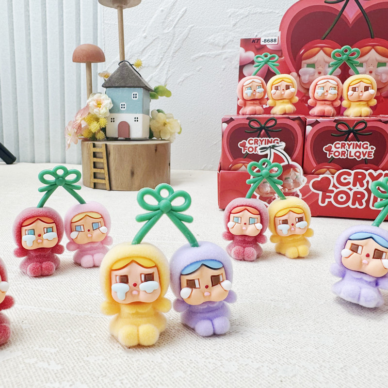 バブルマート CRYBABY 新製品 インタオ泣き赤ちゃん 愛の涙シリーズ 樹脂植毛 かわいいペンダント ブラインドボックス|undefined