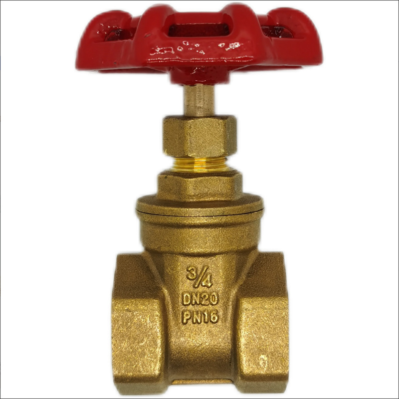 黄铜闸阀 螺纹式自来水开关 丝扣水管阀门