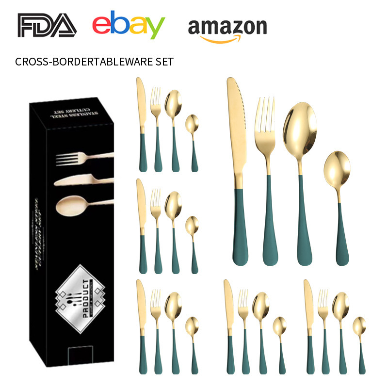 Caja de pasta de dientes oro verde 16pcs