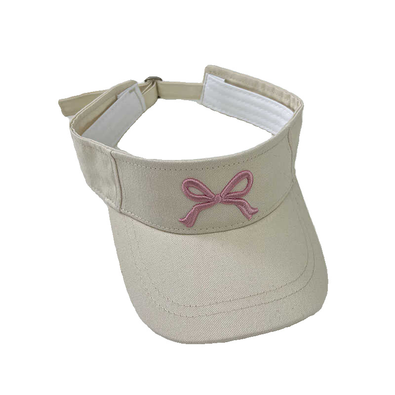 Corea del Sur Dongdaemun nuevo dulce padre-hijo bordado arco gorro vacío gorro de bebé de verano sombrero solar