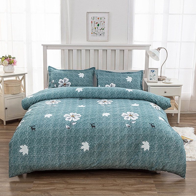 A generation of bed sheets four-piece bedding school dormitory kit four-season bed sheets pillow case Wholesale