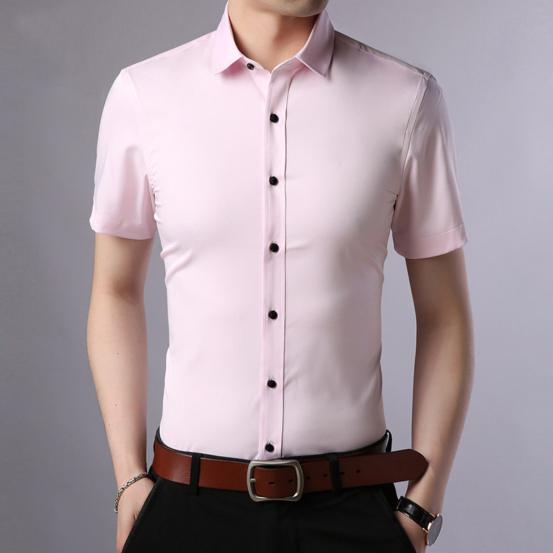 Camisas de hombre primavera y verano venta caliente anti-arrugas ropa de trabajo ropa de trabajo de negocios camisas de hombre