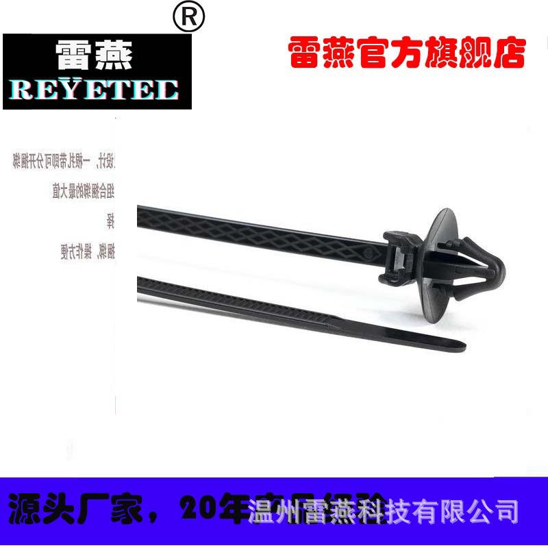 REYETEC带箭头和圆盘一体式固定扎带157-00273|T30SOS-AS-SFT6.5-