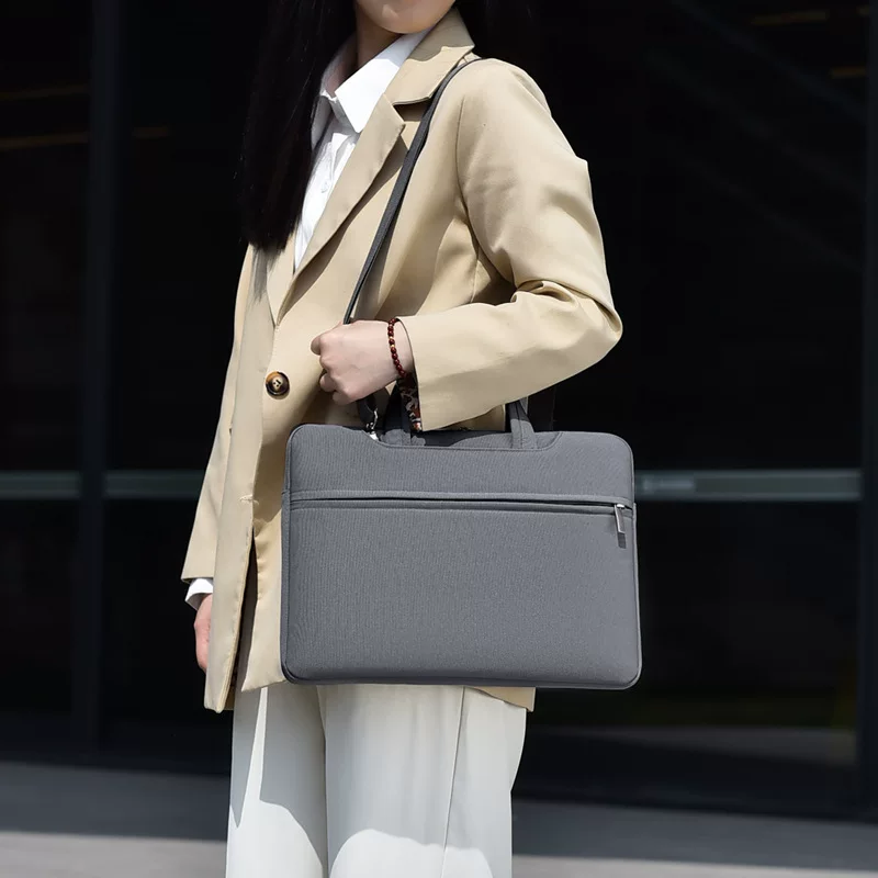 Fashionable laptop, bag strap for documents, shoulder bag, simple and elegant design, business version