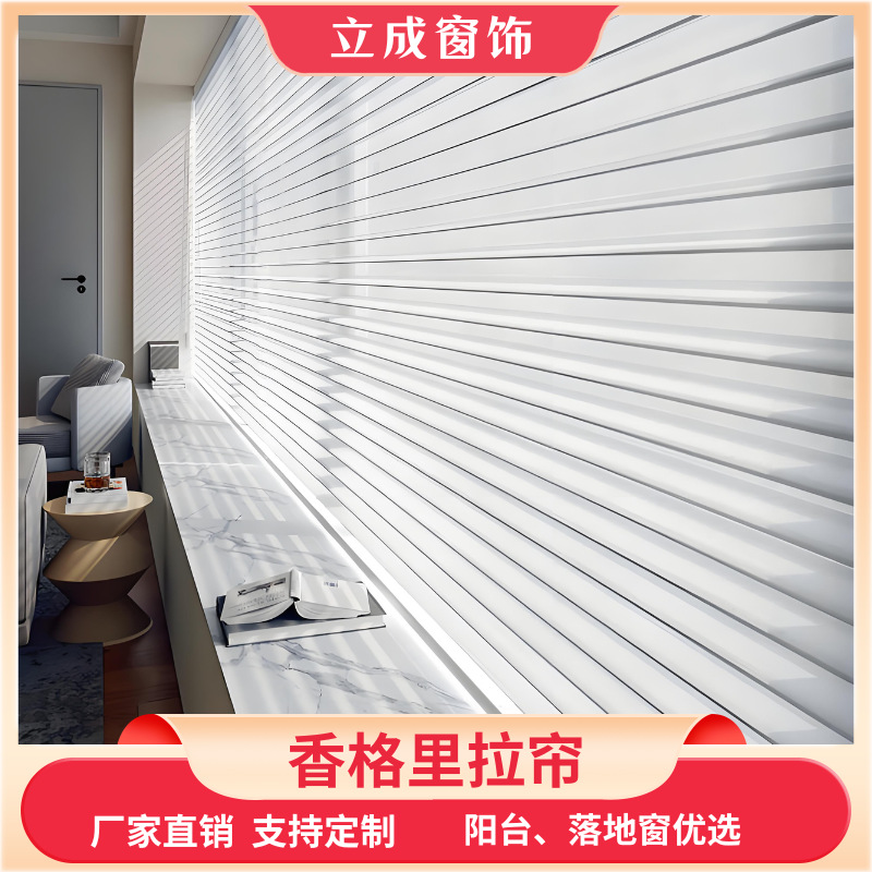 Extra Wide Panoramic Shangri-La Curtains for Living Room Balcony Floor-To-Ceiling Windows, Office Bay Window Roller Blinds, Blinds
