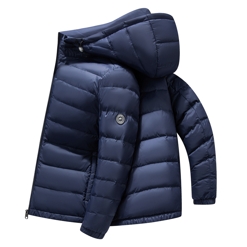2025 New Men's Lightweight down Jacket Multi-Color Duck down Short Casual Warm Autumn and Winter Black Jacket