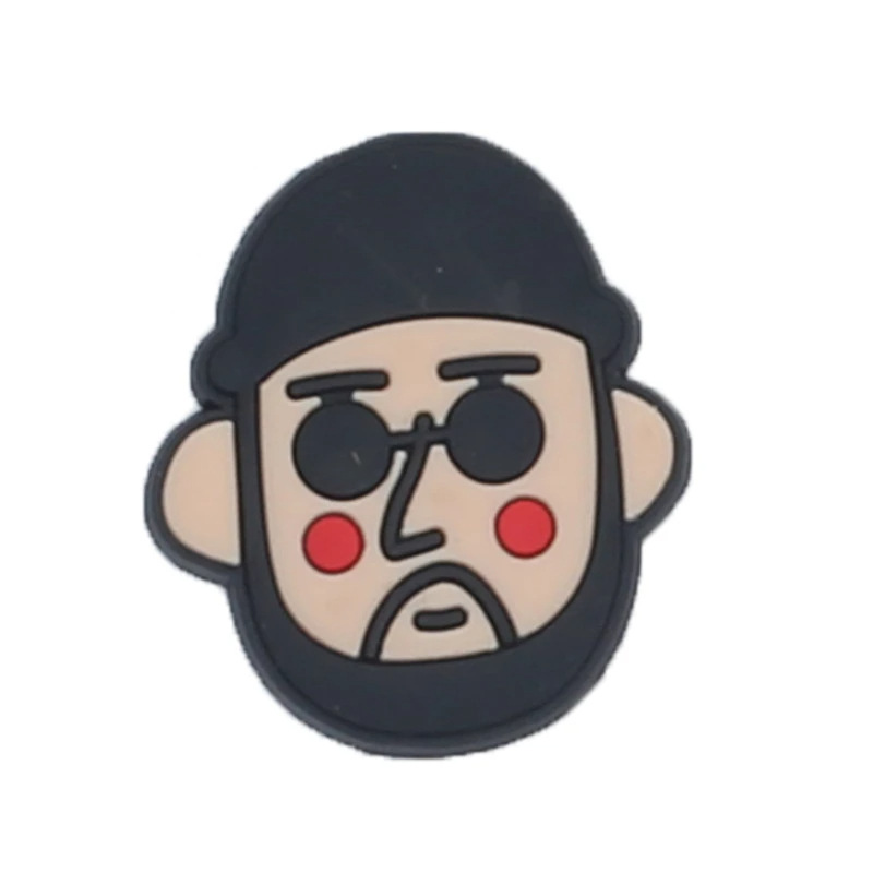 Comercio electrónico transfronterizo al por mayor zapatos de goma suave zapatos de flores accesorios PVC de dibujos animados veneno mortal experto agujero Zapatos de flores hebilla