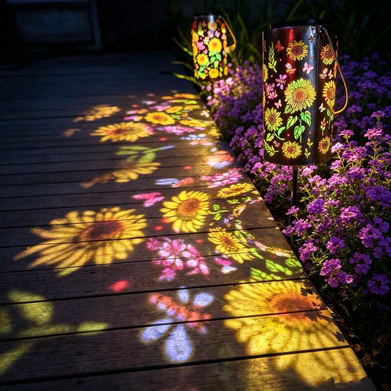 New Garden Sunflower Solar Lantern Balcony Garden Iron Hollow Hanging Lamp Outdoor Courtyard Lamp Decorative Lamp New Garden Sunflower Solar Lantern Balcony Garden Iron Hollow Hanging Lamp Outdoor Courtyard Lamp Decorative Lamp