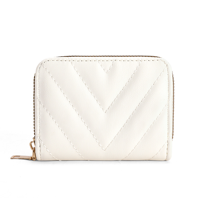 Cartera de tarjetas de diseño lindo y pequeño, billetera de múltiples tarjetas, billetera de identificación para mujer, elegante y exquisita