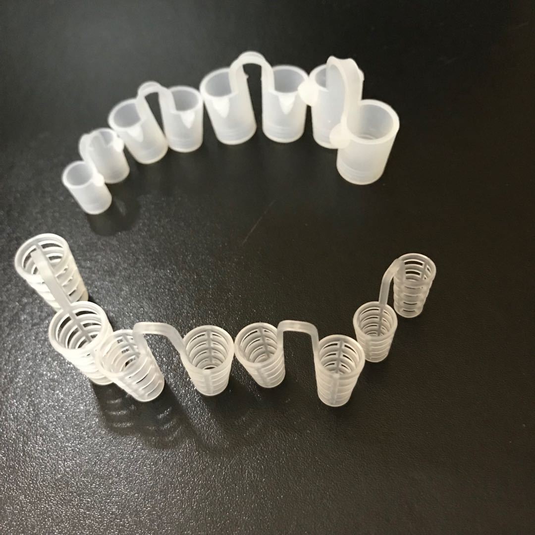 Suministro transfronterizo mini dispositivo anti-ronquido clip de nariz anti-ronquido tapón nasal de silicona anti-ronquido Paquete de 8 entrega de cabello