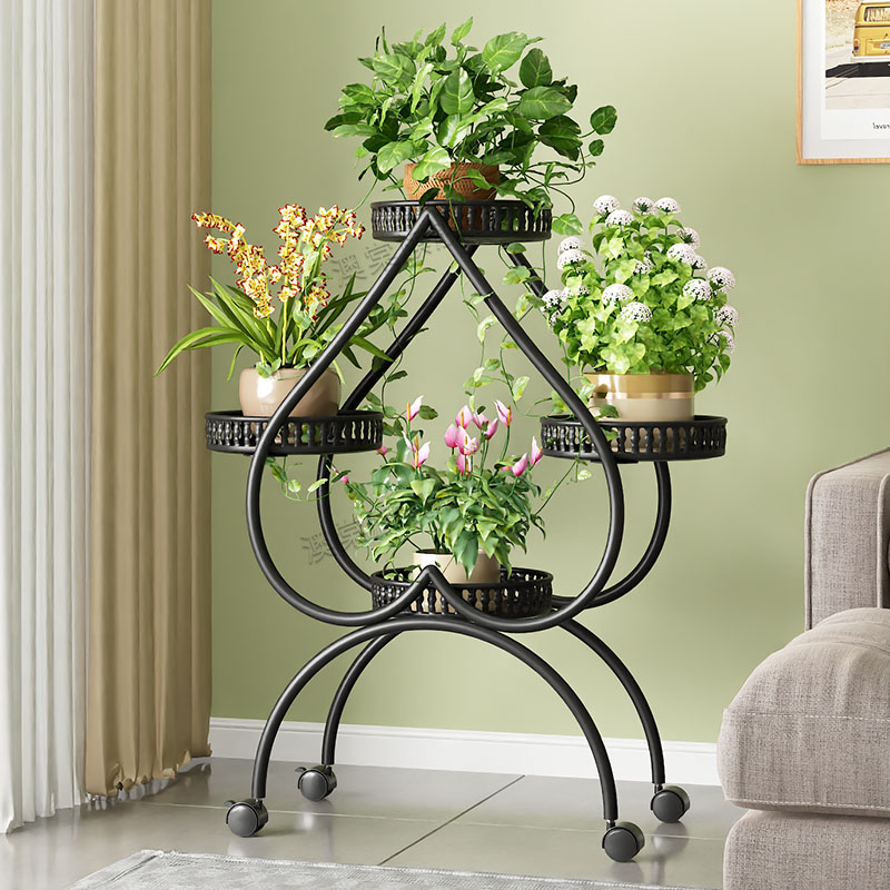 ∂♯♯♯♯♯검은색 - 두껍고 두꺼운 세면대 4개 [무료 범용 바퀴] ∂♯♯♯♯♯