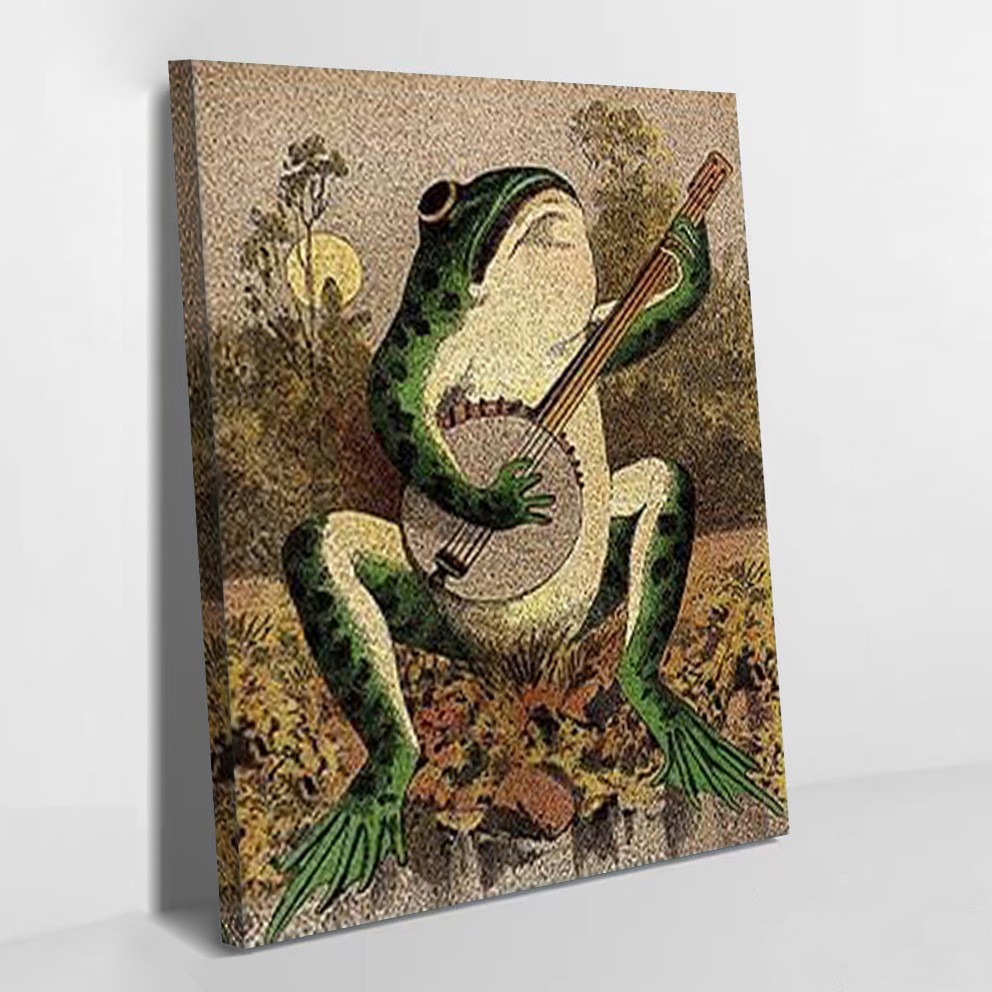 프레임리스 페인팅 완성품 C (소나무 내부 프레임 + 컬렉션 등급 캔버스 + EPSON 오리지널 잉크젯 프린팅)