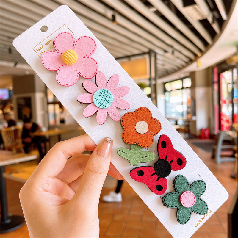 Los niños coreanos publican pegatinas mágicas de color caramelo de dibujos animados lindo y simple acabado de cabello roto artefacto Velcro de frutas