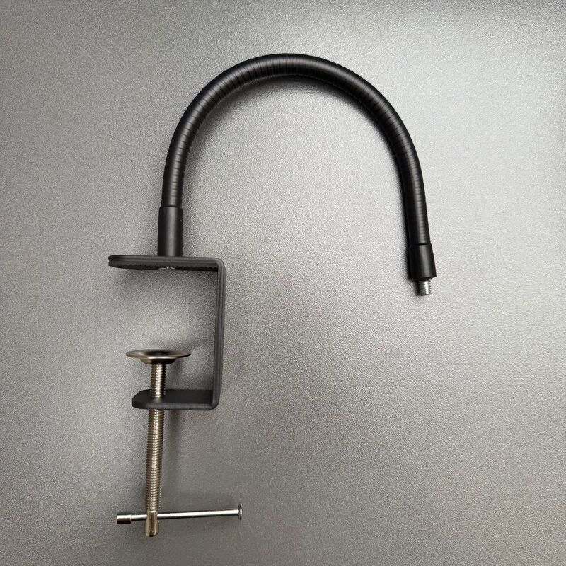 Metal C- shaped clip desktop live camera support clip bed head hose 1/4 inch screw radiator bracket pan/tilt Metal C- shaped clip desktop live camera support clip bed head hose 1/4 inch screw radiator bracket pan/tilt