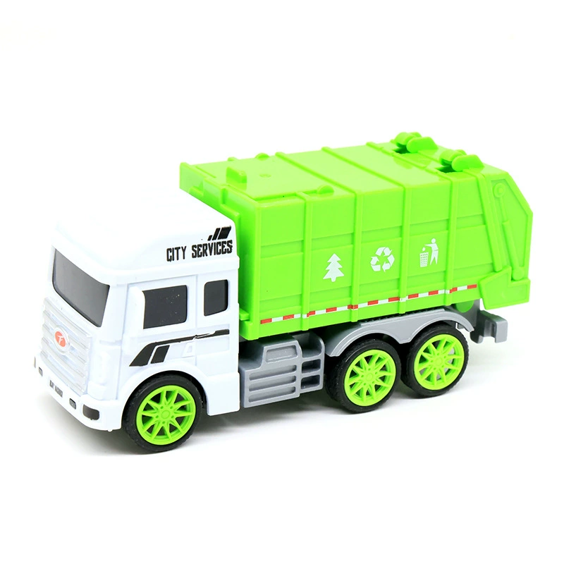 Children's excavator for boys, toy car, mixing stick, garbage can, car model, tipping bucket