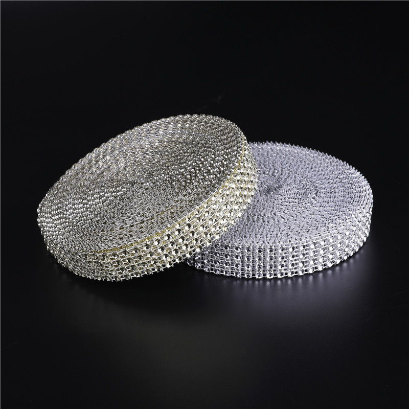 AliExpress europeo y americano 4-fila galvanoplastia imitación hueco diamante cinturón joyería línea diamante cinturón casa hotel decoración amplia fila diamante en stock