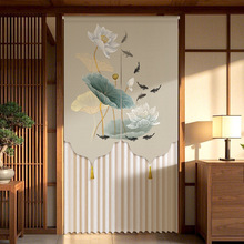 门帘隔断帘防蚊蕾丝家用中式卧室卫生间2025新款高档隐私遮挡帘子