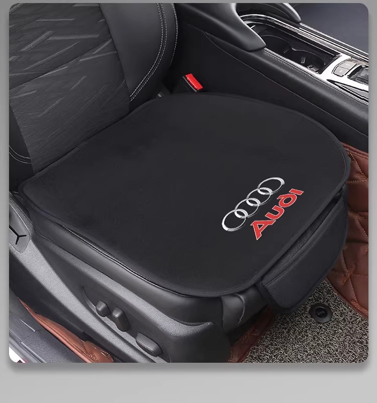 Flannel Car Seat Cushion Winter Plush Universal Car Seat Cover Suede Warm Non-Slip Car Seat Cushion Cover