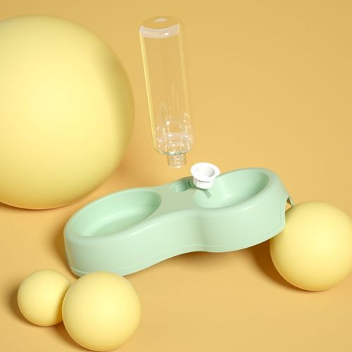 Havo ins cat bowl pet double bowl wholesale cat drinking bottle automatic pet water dispenser cat bowl pet bowl