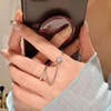 Brand small design advanced adjustable genuine ring, 2022 collection, on index finger