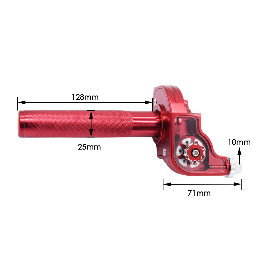 Accesorios para motocicletas sudamericanas del sudeste asiático Modificación de aleación de aluminio CNC La funda del repostador de aceite de torsión grande puede ser transparente