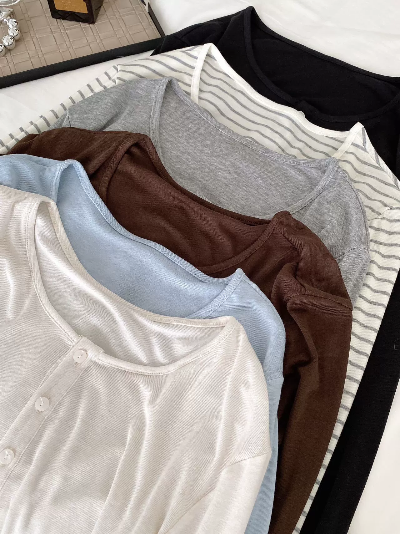 Spot Lyocell Tencel ацетат овечья шерсть Генри Фрита Лила кнопочная нижняя рубашка с длинным рукавом в полоску осень и зима