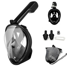 外贸爆款全干式浮潜面罩现货批发全脸面罩游泳潜水套装