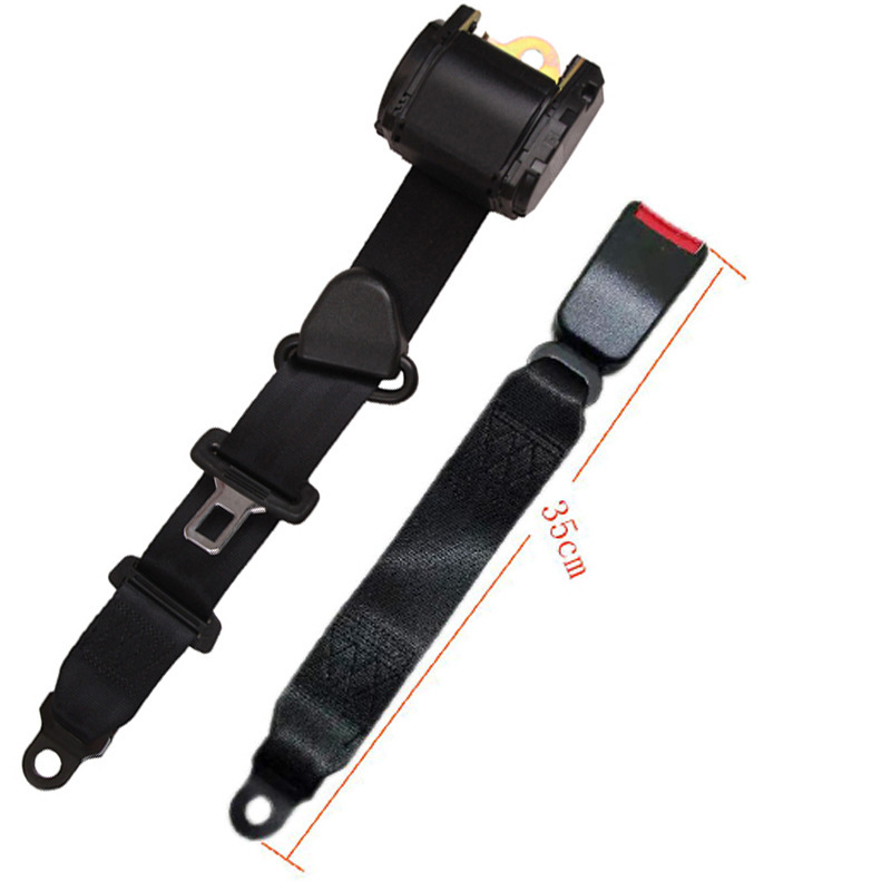 Fully Automatic Retractable Three-Point Safety Belt for Passenger Cars Emergency Locking Car Three-Point Safety Belt Set