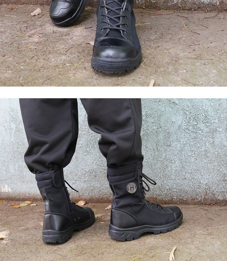 Canvasschuhe Mesh-Oberteil leichte atmungsaktive Kampfstiefel Herren Sommer taktische Stiefel Trainingsstiefel_voghion.com