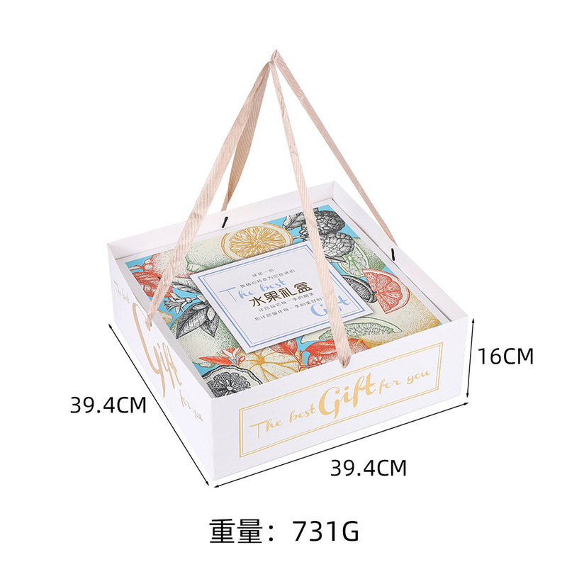 Qiu Yue ペア包装箱、高級フルーツギフトボックス、軽い高級感、高級ギフト、ユニバーサルギフトボックス、空箱|undefined