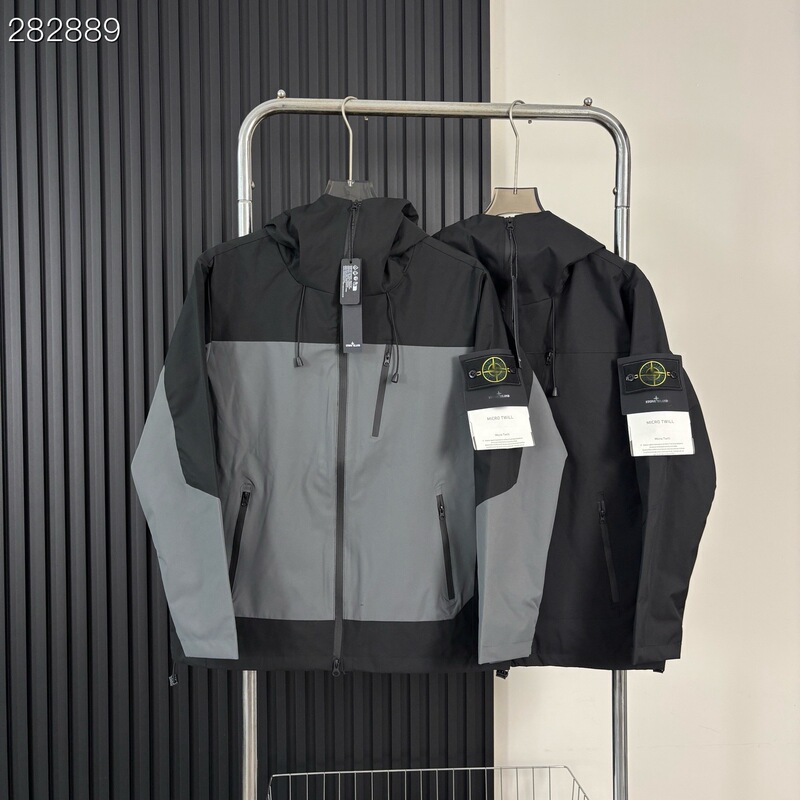 Cross-Border Stone Island Classic Softshell Jacket with Multiple Zippers and Hood, Functional and Trendy Cross-Border Stone Island Classic Softshell Jacket with Multiple Zippers and Hood, Functional and Trendy