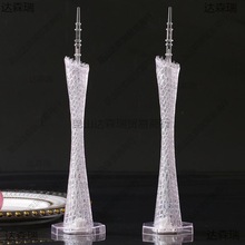 摆地摊款广州塔亮灯纪念品小蛮腰模型摆件工艺品旅游景区广场热卖
