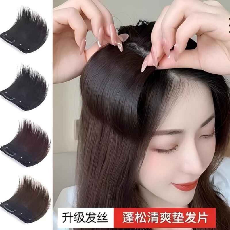 Hairpiece for Women to Increase Hair Volume, Root Lift, and Natural-Looking Invisible Hair Extension on Both Sides