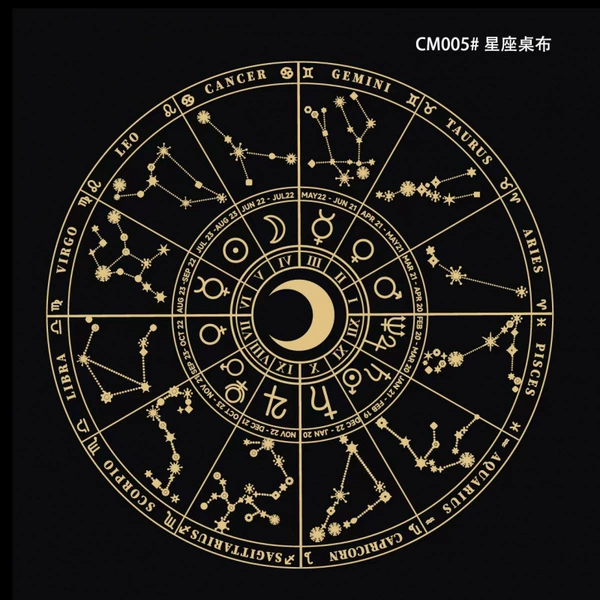 CM005# Constellation Tarot Tablecloth