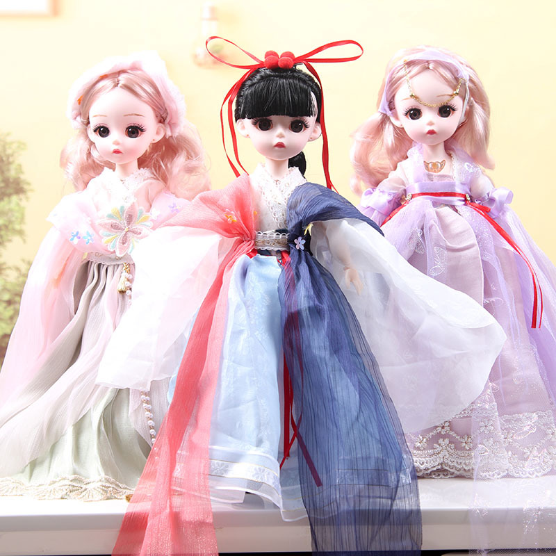 Constant Tide Confused Barbie Doll Selling 30cm Today's Four Beautiful Women Japanese JK Music Can Change Dolls to Play