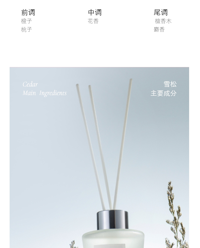 气味档案藤条香薰精油香格里拉液体香氛白桃乌龙木质香香熏伴手礼详情10