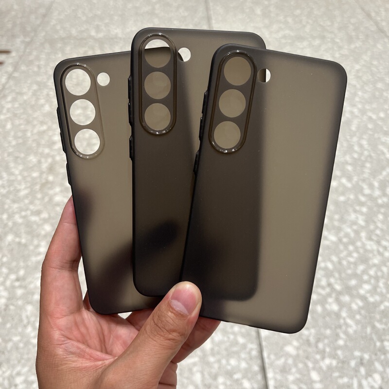 Ultra-light matte anti-fingerprint TPU silicone soft case for Samsung S23 phone case s24 ultra protective case