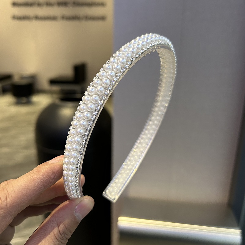 120g Weight Hair Band Hair Accessories Type 1 Piece Quantity Holiday, Daily Occasion Crystal Material Geometric Pattern All Seasons Season Women's Gender Vintage Style, Simple Style Style Vintage Style Simple Style Women's Geometric Crystal Hair Band 11