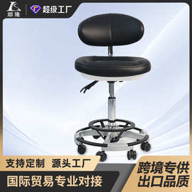 牙科椅批发旋转靠背电脑椅美容美发大工凳家用升降圆凳子吧台凳