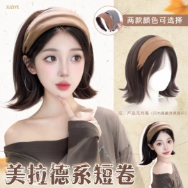 假发马尾;假发片;发包/丸子假发