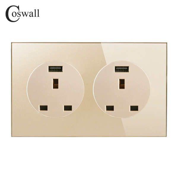 3*6 British USB charging (DC 5V, 2.4A Max.)
