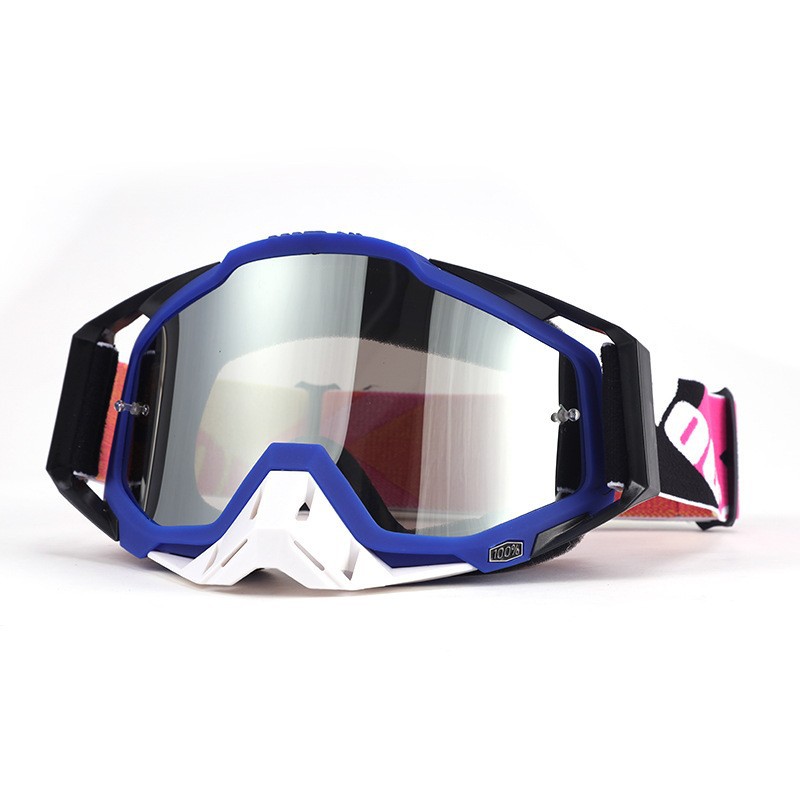 Старый 100:C15 синяя рамка белый нос черный край пряжка серебряный лист