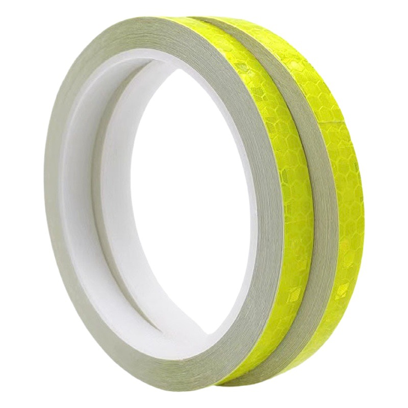 Señales de advertencia de cuadrícula de color cristal letras pegatinas reflectantes pegatinas de carrocería logotipo sitio de construcción alerta tráfico cinta de película reflectante anticolisión