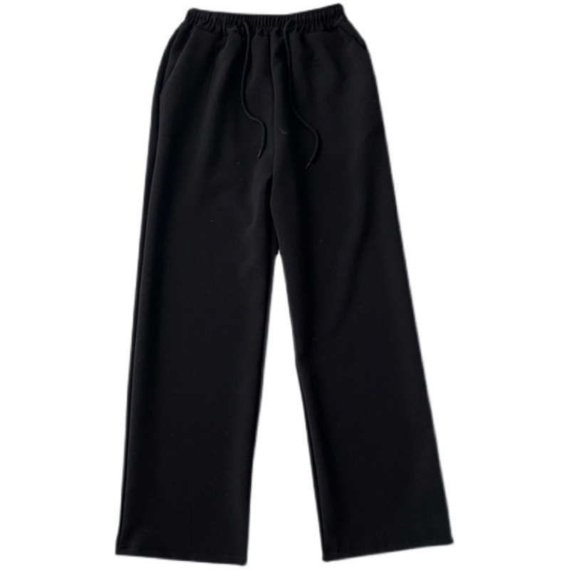 Pantalones de traje pequeño blanco pantalones cortos de hombre Pantalones sueltos de pierna ancha pantalones casuales pantalones de traje recto de otoño e invierno para hombres