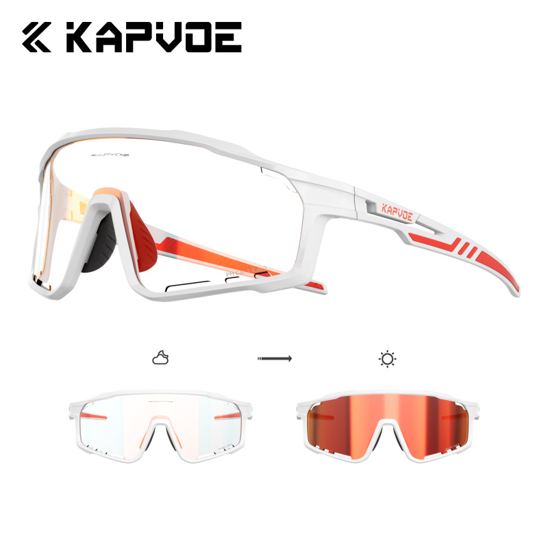 Gafas de Ciclismo Fotocromáticas de TR90 A Prueba de Viento para Deportes al Aire Libre